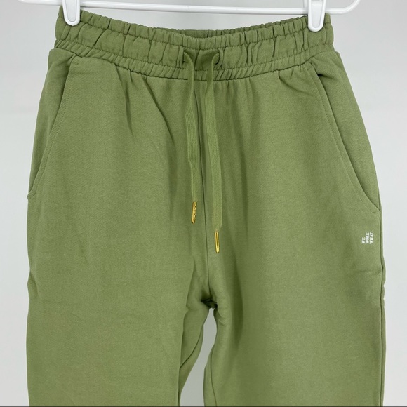 WE WORE WHAT NWT GREEN JOGGER SWEAT PANTS IN SAGE GREEN SMALL - Picture 6 of 9